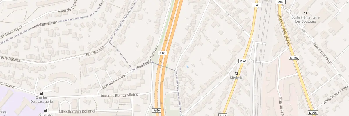Plan du 78 Rue d’Estienne d’Orves à Rosny-sous-Bois