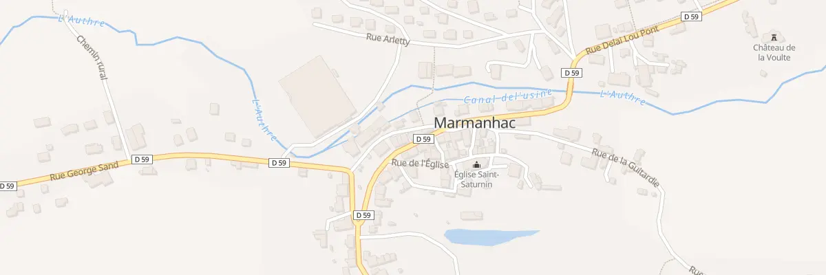 Plan du 7 Rue du 19 Mars 1962 à Marmanhac