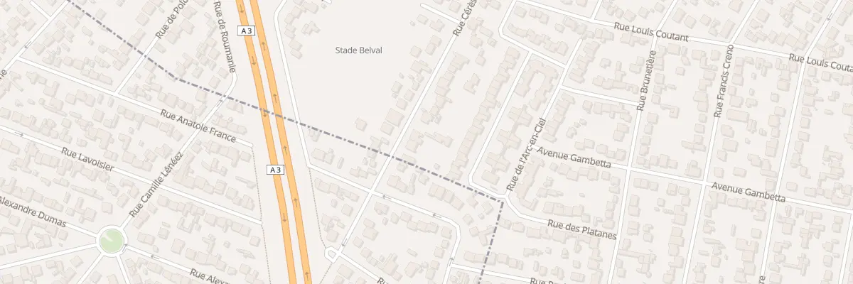 Plan du 31 Rue Cérès à Aulnay-sous-Bois