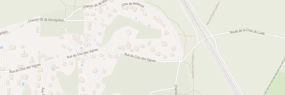 Plan du 51 Rue du Clos des Vignes à Coye-la-Forêt