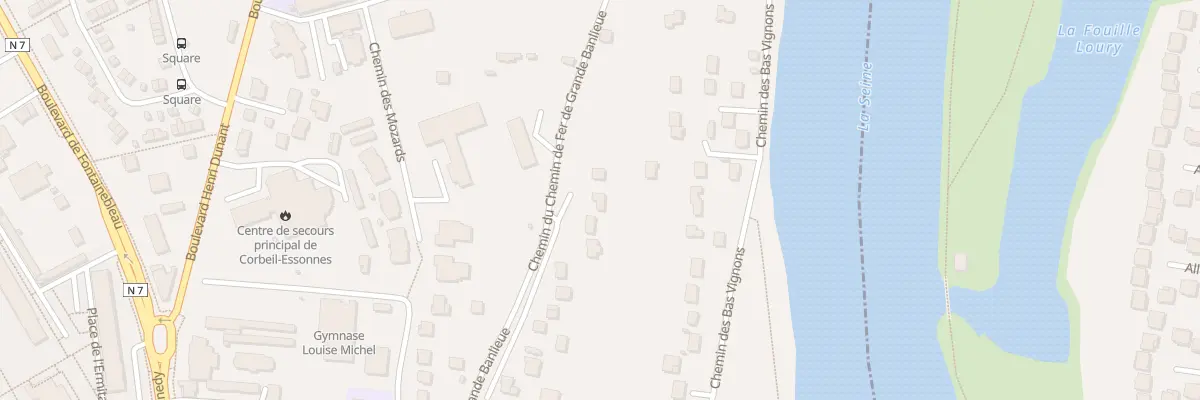 Plan du 115 Che du CGB à Corbeil-Essonnes