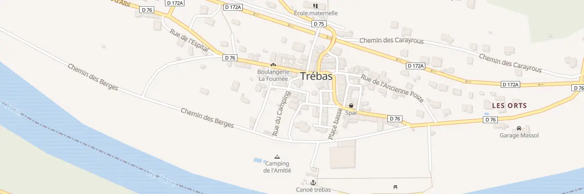 Plan du 5041 Rue du Camping à Trébas