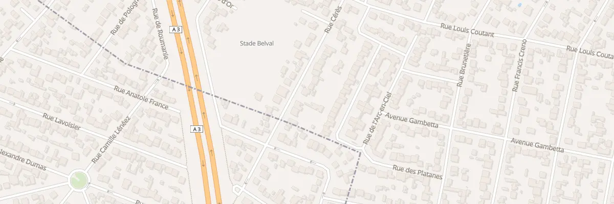 Plan du 29 Rue Cérès à Aulnay-sous-Bois