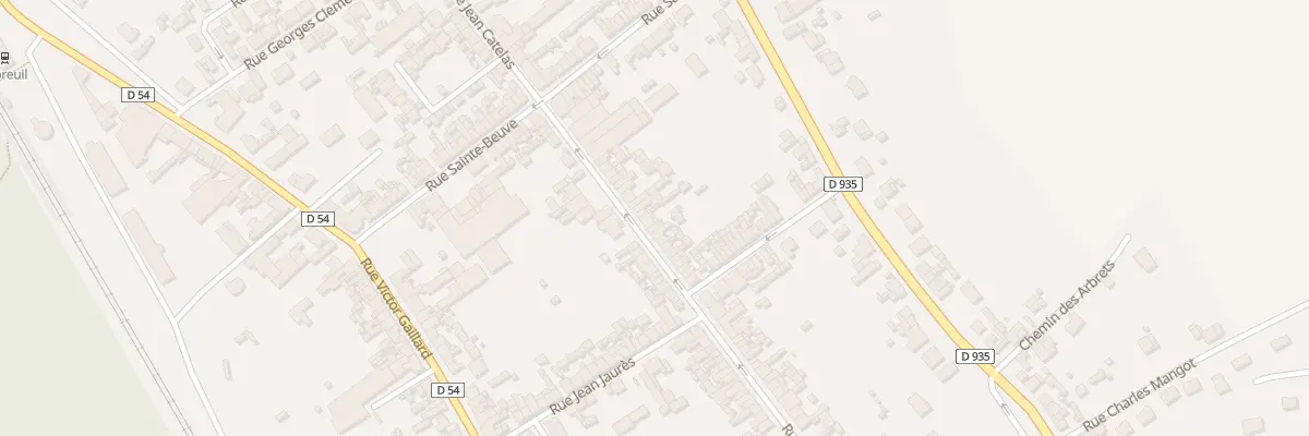 Plan du 170 Rue Veuve Thibauville à Moreuil
