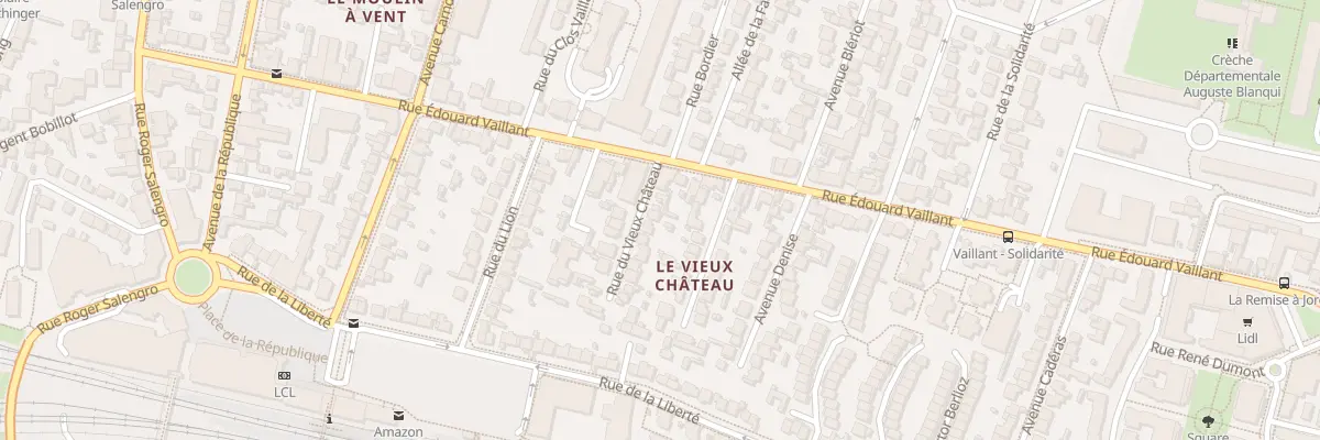 Plan du 3B Av du Vieux Chateau à Bondy