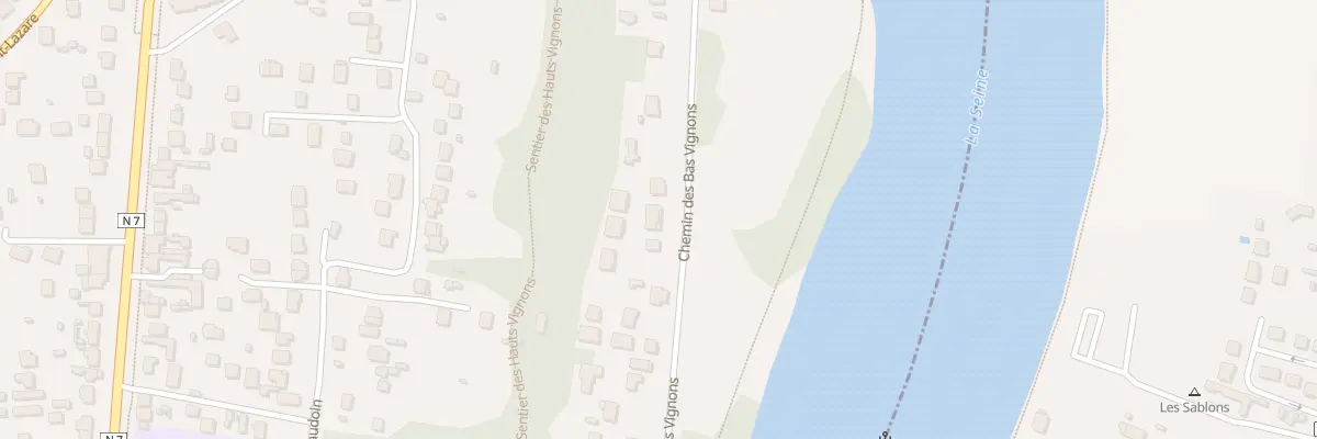 Plan du 160 Che des Bas Vignons à Corbeil-Essonnes