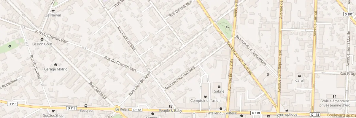 Plan du 39 Rue Léon Bocquet à Saint-Maur-des-Fossés