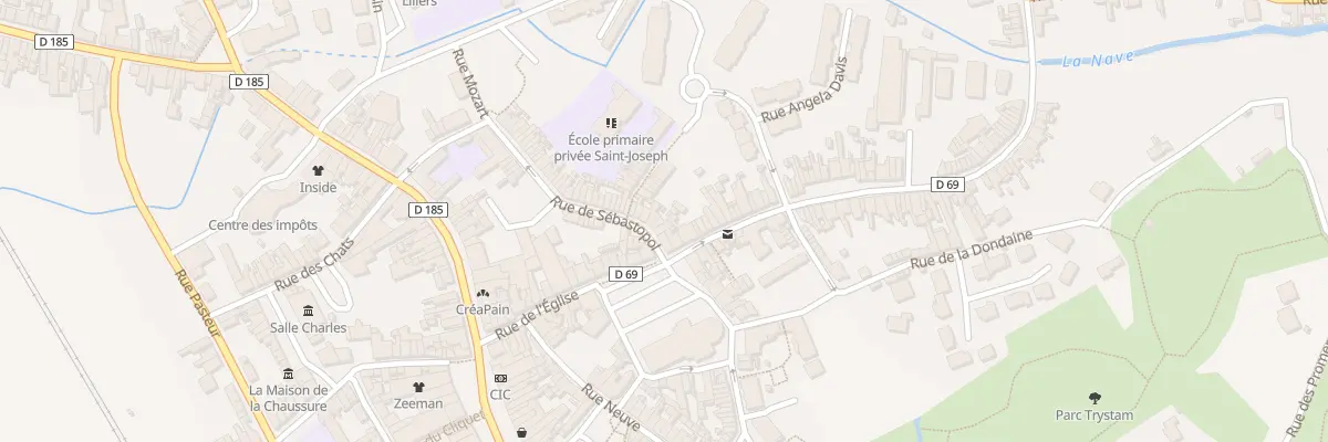 Plan du 66 Rue de Sébastopol à Lillers