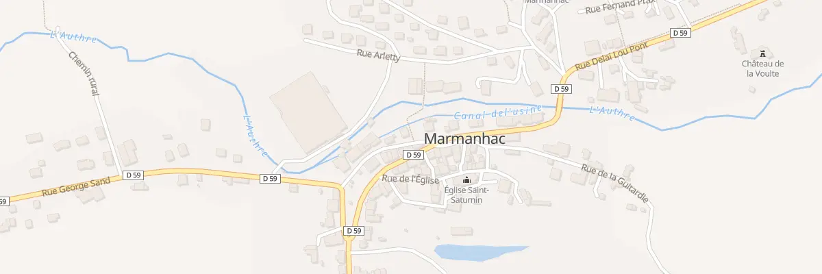 Plan du 4 Rue du Canal à Marmanhac