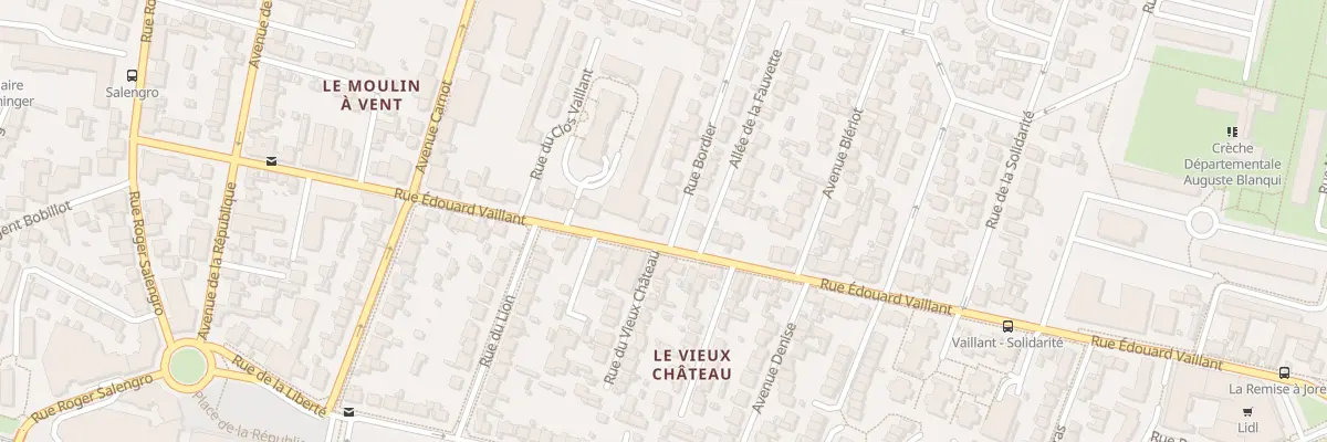 Plan du 50 Rue Bordier à Bondy