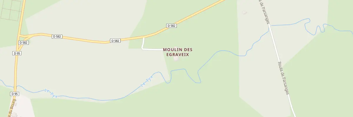 Plan du 5087 Moulin des Egraveix à La Celle
