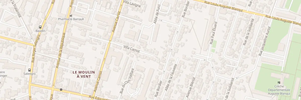 Plan du 19 Vla Carnot à Bondy