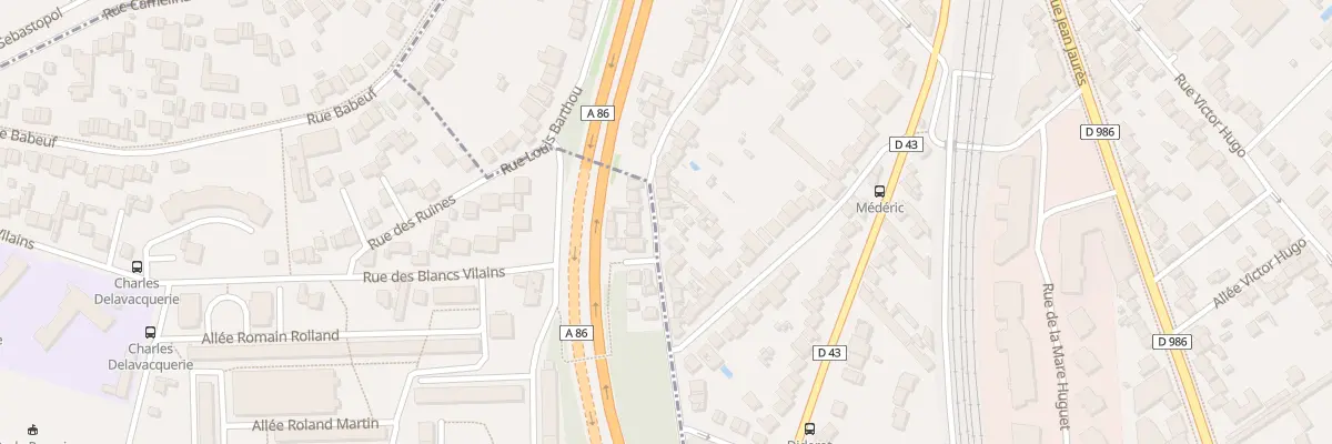 Plan du 121 Rue d’Estienne d’Orves à Rosny-sous-Bois