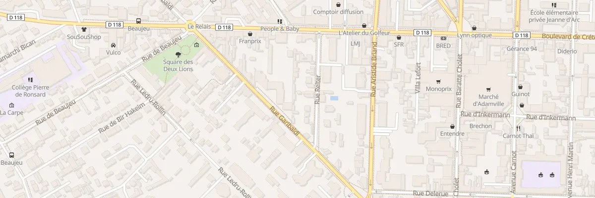 Plan du 18T Rue Reiter à Saint-Maur-des-Fossés