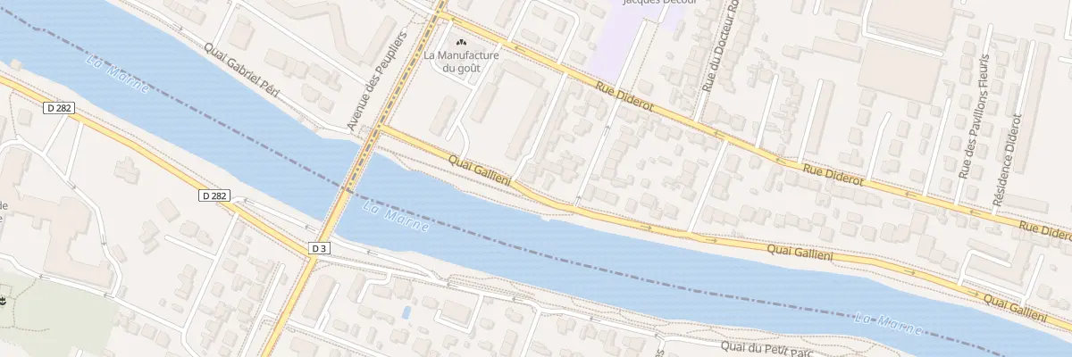 Plan du 11 Quai Galliéni à Champigny-sur-Marne