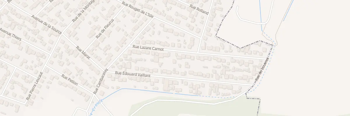 Plan du 22 Rue Lazare Carnot à Goussainville