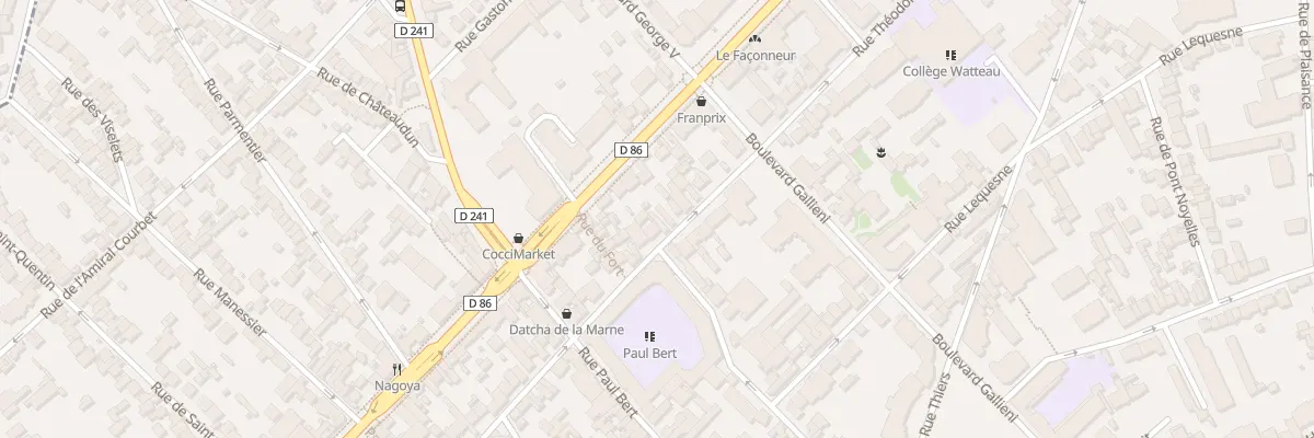 Plan du 83 Rue Théodore Honoré à Nogent-sur-Marne