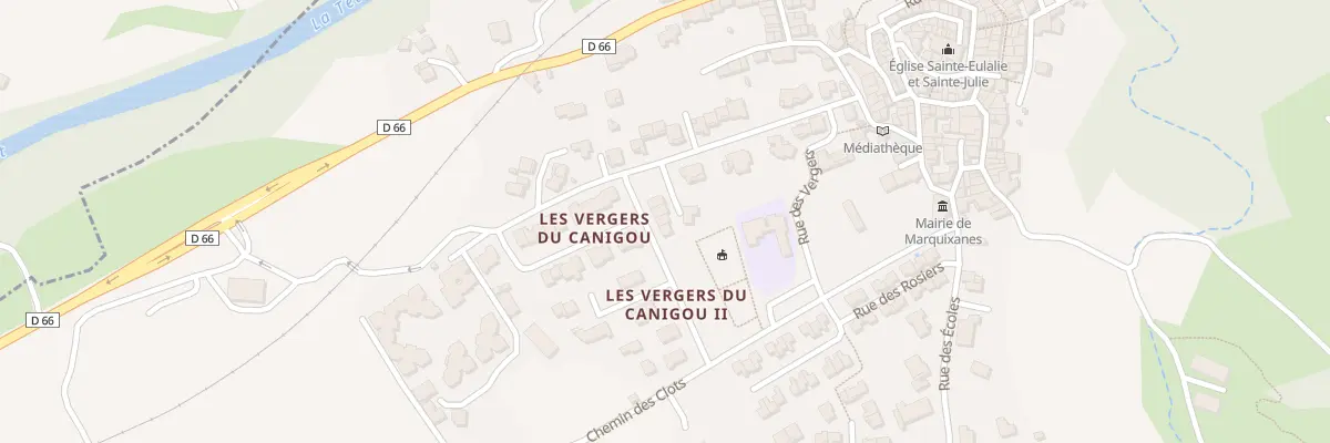 Plan du 5 Rue Carsalade du Pont à Marquixanes