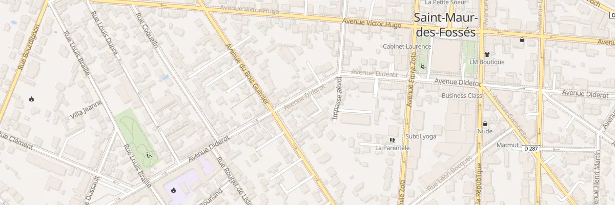 Plan du 40 Av Diderot à Saint-Maur-des-Fossés