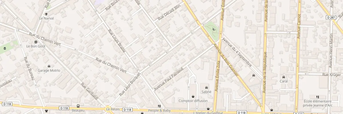 Plan du 33 Rue Léon Bocquet à Saint-Maur-des-Fossés