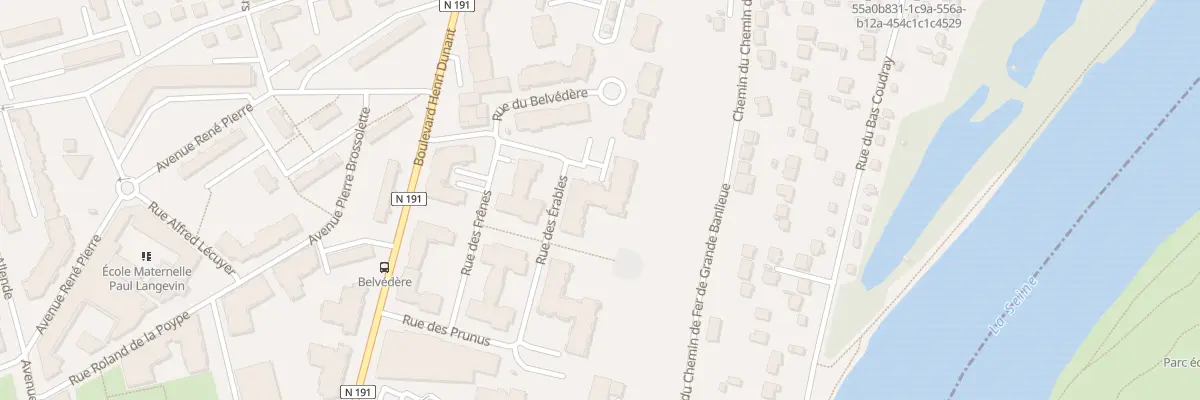 Plan du 3 Rue des Erables à Corbeil-Essonnes