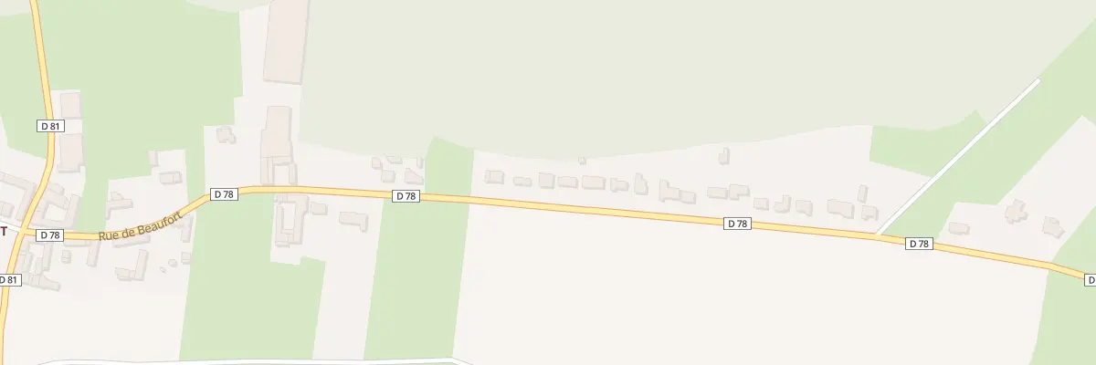 Plan du 447 Rue de Beaufort à Beaufort-Blavincourt