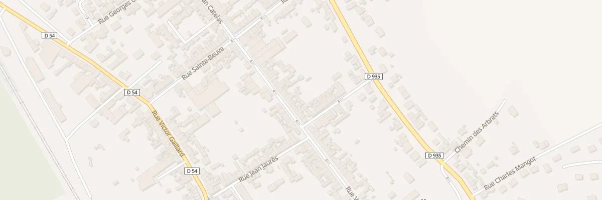 Plan du 162 Rue Veuve Thibauville à Moreuil