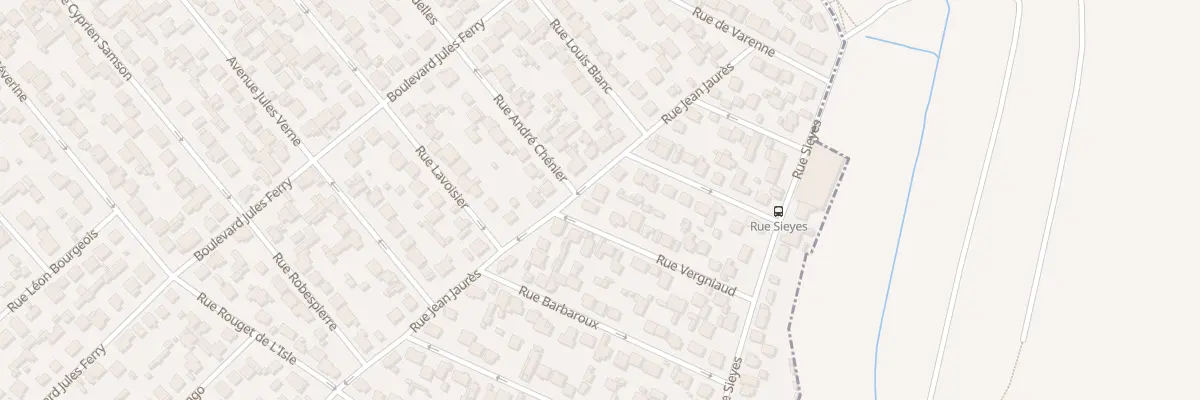 Plan du 20 Rue Jean Jaures à Goussainville