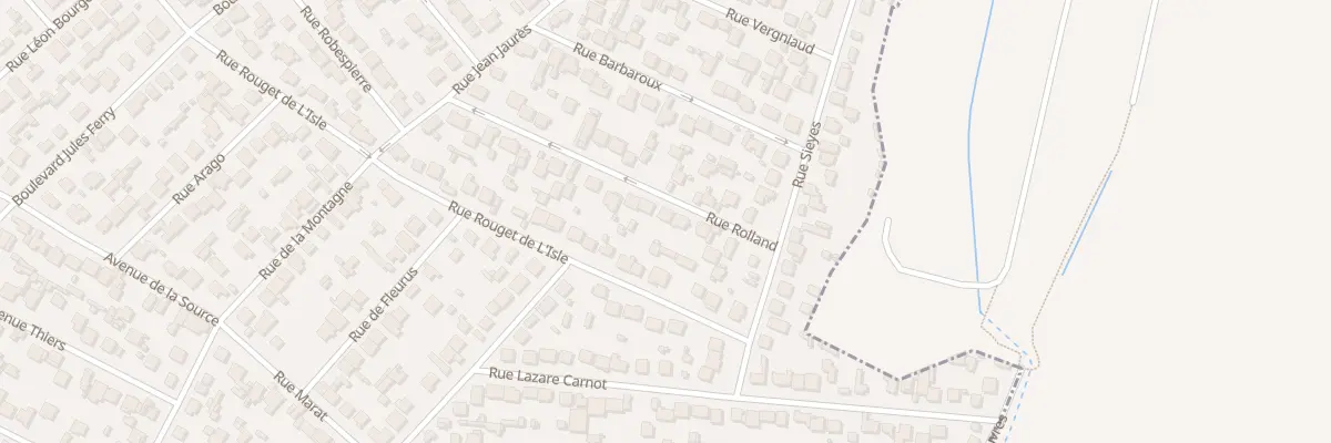 Plan du 28 Rue Rolland à Goussainville