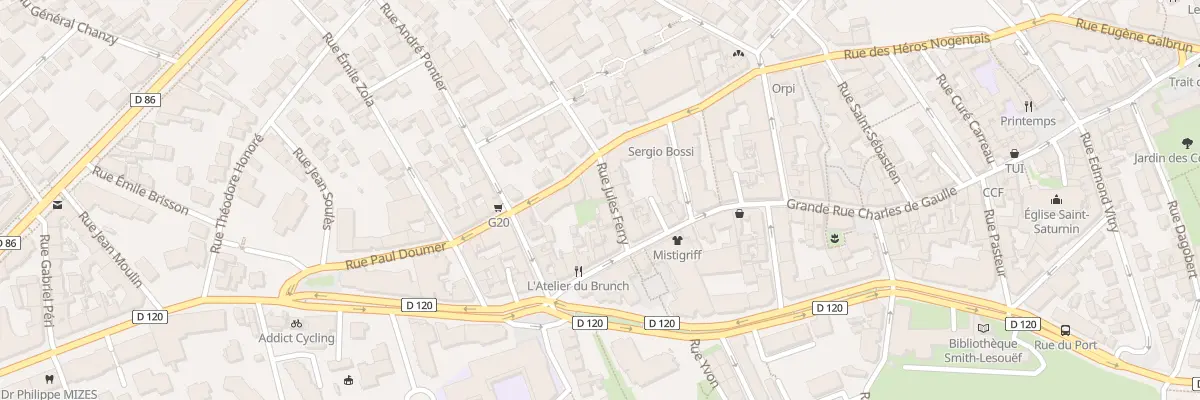 Plan du 10 Rue des Héros Nogentais à Nogent-sur-Marne