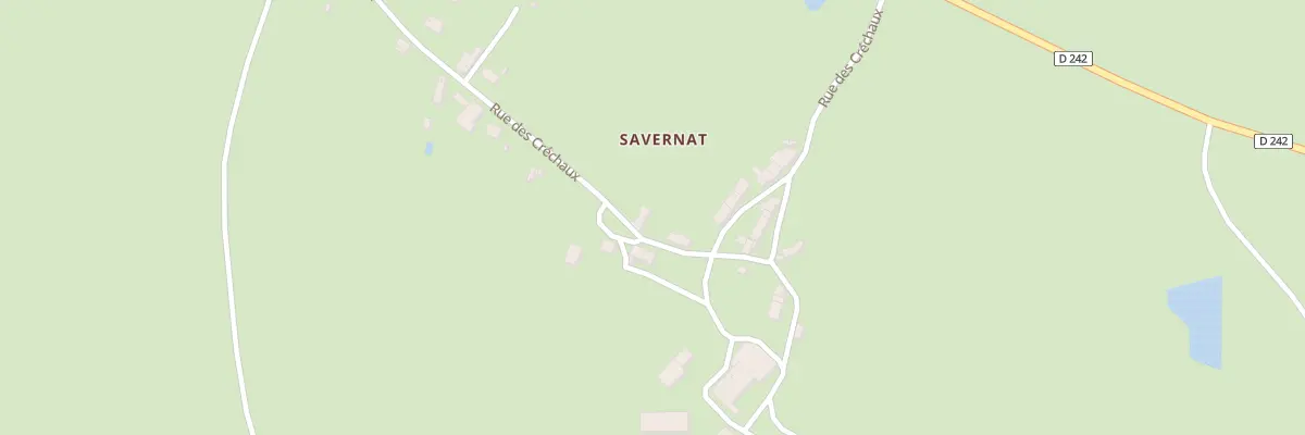 Plan du 19 Rue des Créchaux / Savernat à Saint-Martinien