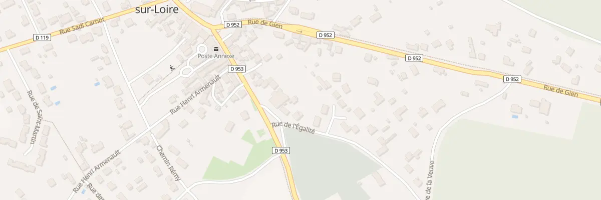 Plan du 3 Rue de l’Egalité à Ouzouer-sur-Loire