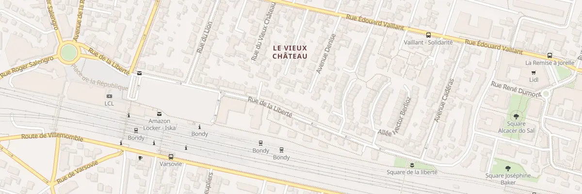 Plan du 51 Rue de la Liberté à Bondy