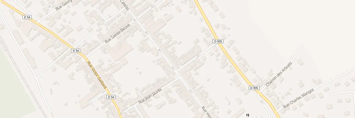 Plan du 158 Rue Veuve Thibauville à Moreuil