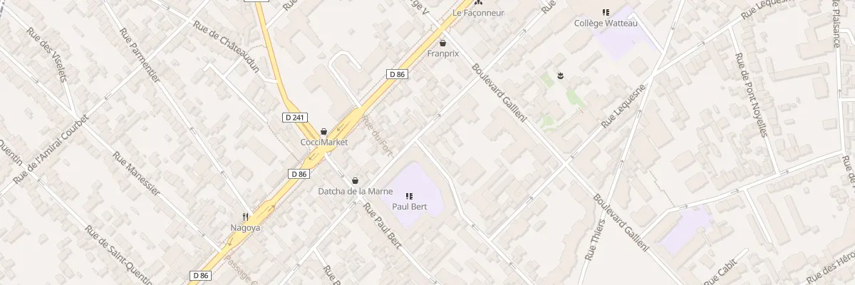 Plan du 26 Rue Théodore Honoré à Nogent-sur-Marne