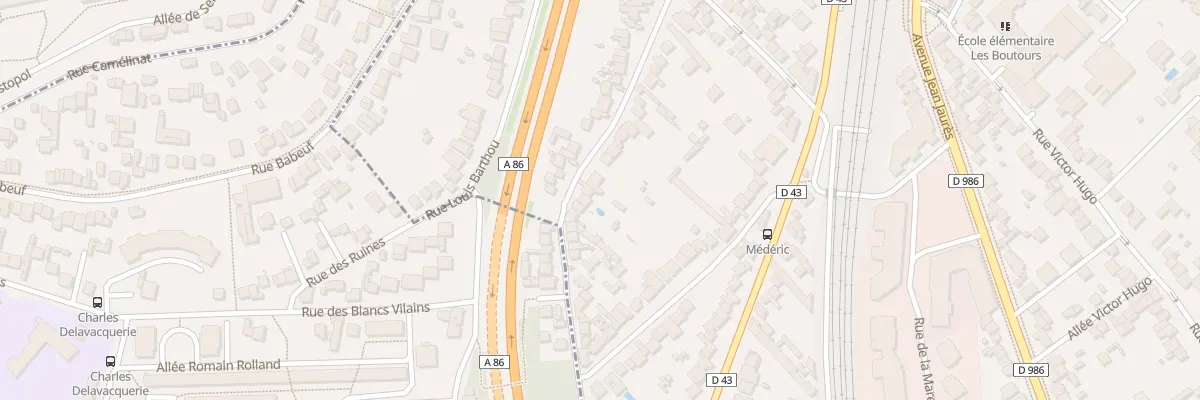 Plan du 111 Rue d’Estienne d’Orves à Rosny-sous-Bois