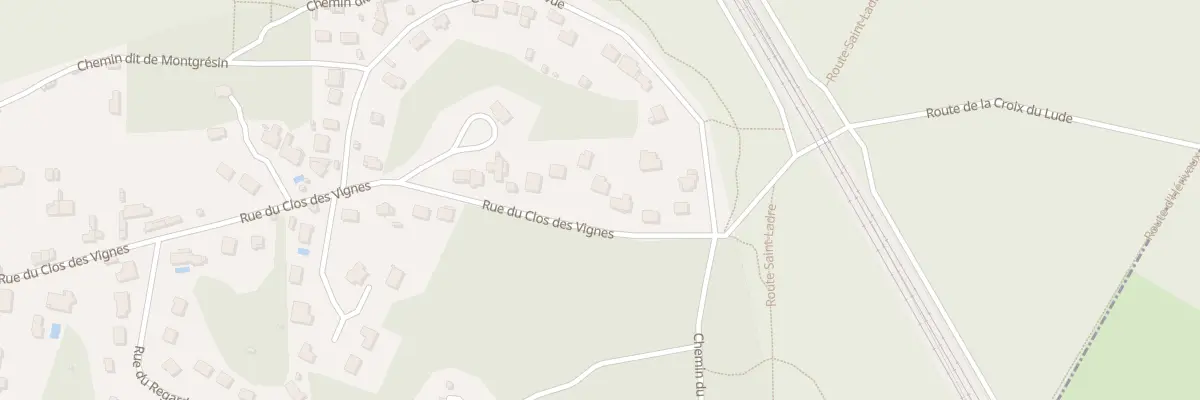 Plan du 55 Rue du Clos des Vignes à Coye-la-Forêt