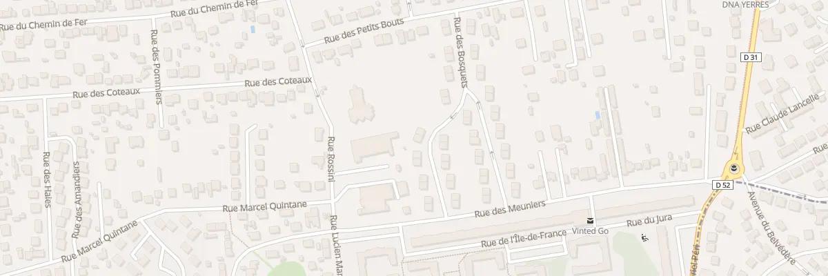 Plan du 20 Rue des Bosquets à Yerres