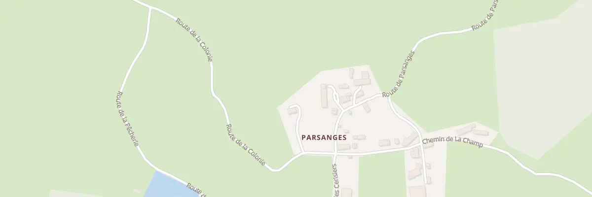 Plan du 5097 Parsanges à La Celle