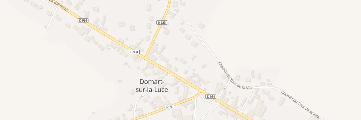 Plan du 5122 Rte d’Amiens à Domart-sur-la-Luce