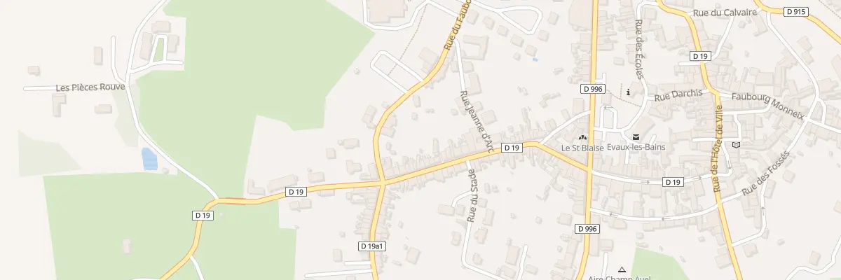Plan du 62 Rue du Marché Vieux à Évaux-les-Bains