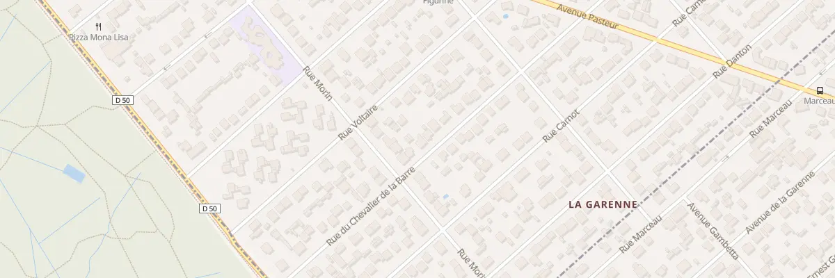 Plan du 25 Rue Chevalier de la Barre à Yerres