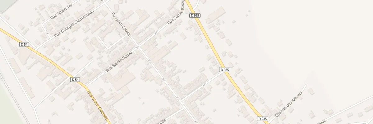 Plan du 174 Rue Veuve Thibauville à Moreuil