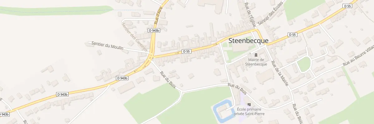 Plan du 23 Rue de Verdun à Steenbecque