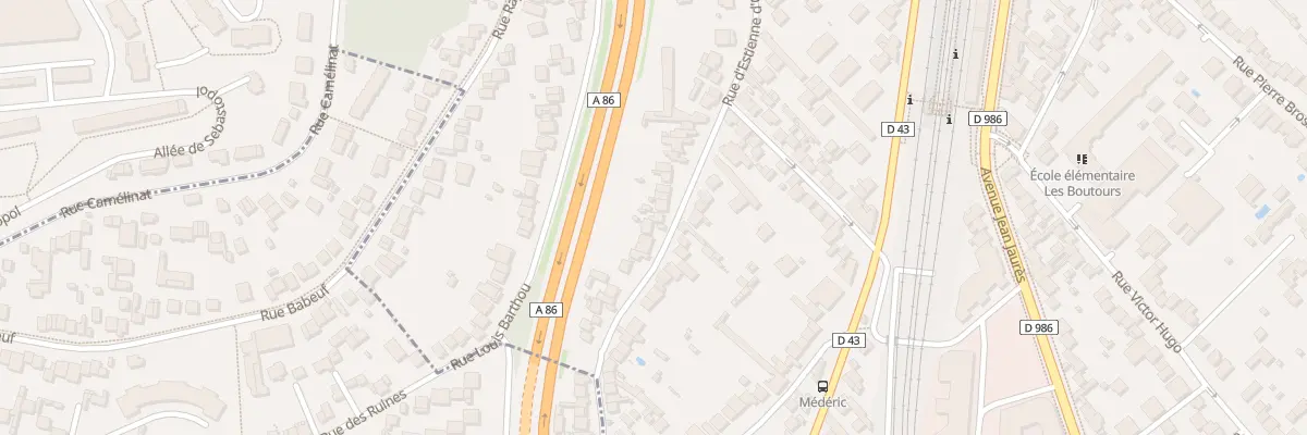 Plan du 62 Rue d’Estienne d’Orves à Rosny-sous-Bois