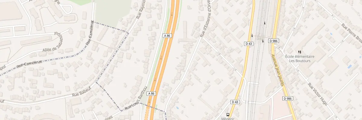 Plan du 58 Rue d’Estienne d’Orves à Rosny-sous-Bois