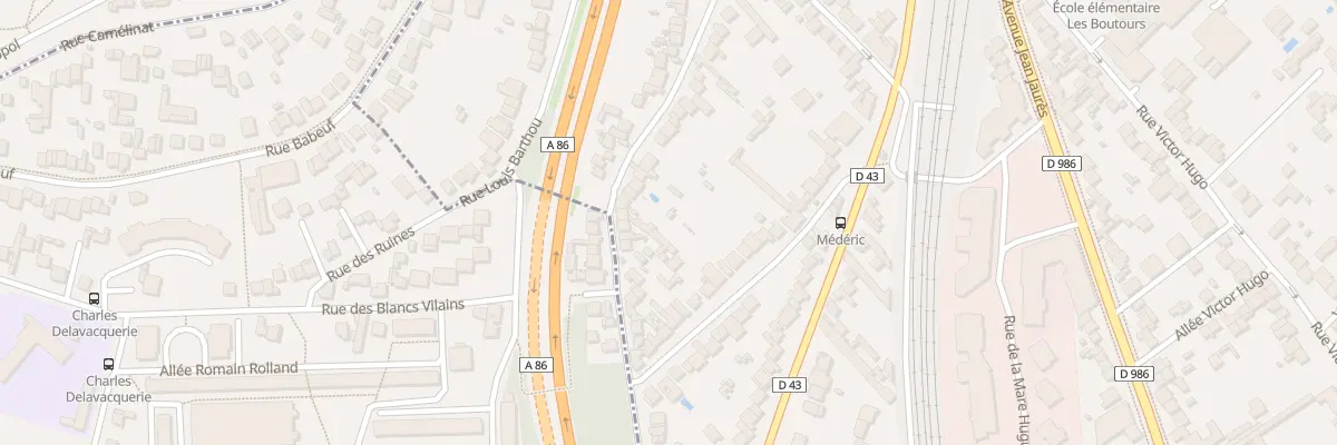 Plan du 117 Rue d’Estienne d’Orves à Rosny-sous-Bois