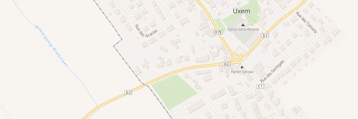 Plan du 278 Rte de Teteghem à Uxem
