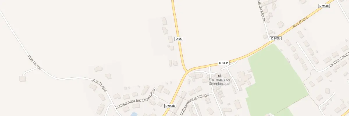 Plan du 1 Rue de la Belle Hotesse à Steenbecque