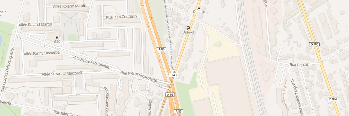 Plan du 134 Av de la République à Rosny-sous-Bois